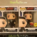 Bundle Funko Pop! Marvel Daredevil #216 Punisher (Common + Chase) Vinyl Figure Bobblehead Vaulted Collectible With Protector Funko Pop Figure