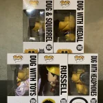 Bundle Funko Pop! Disney Dug Days #1092/#1093/#1094/#1095/#1096 Dug Squirrel Medal Toys Russell Head - Funko Pop Figure
