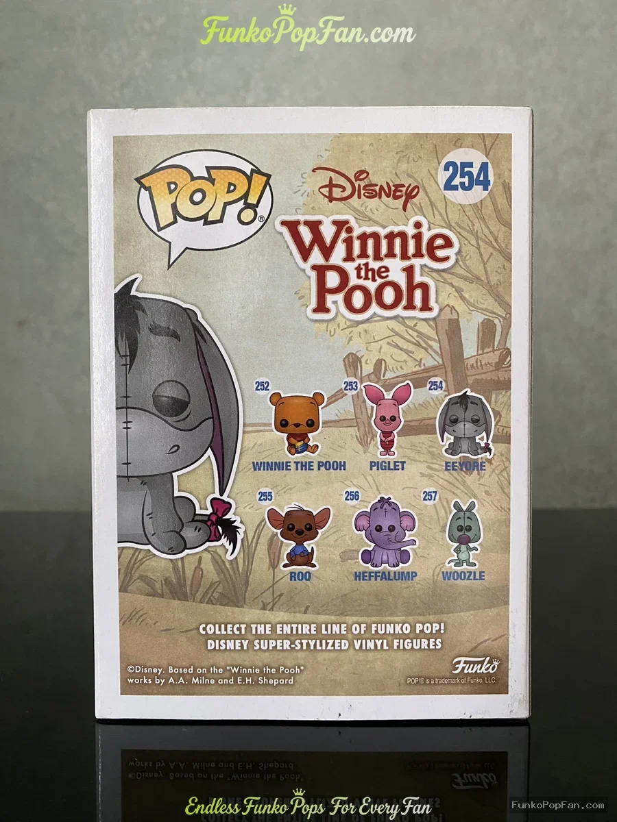 Funko Pop! Disney Winnie the Pooh #254 Eeyore (Barnes & Noble Exclusive) Vinyl Figure Bobblehead Vau - Funko Pop Figure