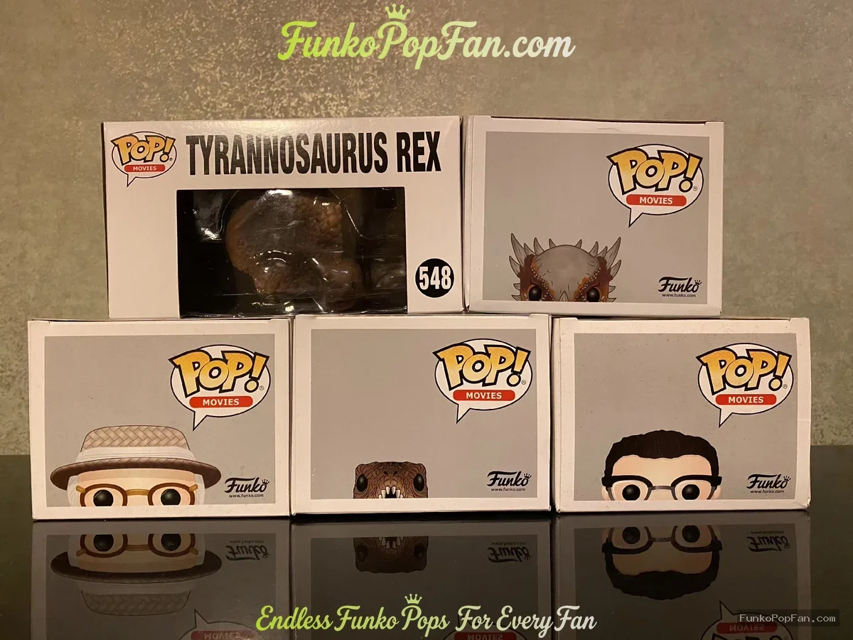 Bundle Funko Pop! Jurassic Park T-Rex #548 Tyrannosaurus Rex / Stygimoloch #587 Vinyl Figure Bobbleh - Funko Pop Figure
