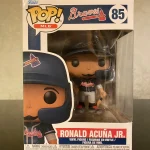 MLB Series 6 #85 Ronald Acuna Jr. (Atlanta Braves Alt Jersey) Vinyl Figure Bobblehead Vaulted Collectible With Protector Funko Pop Figure