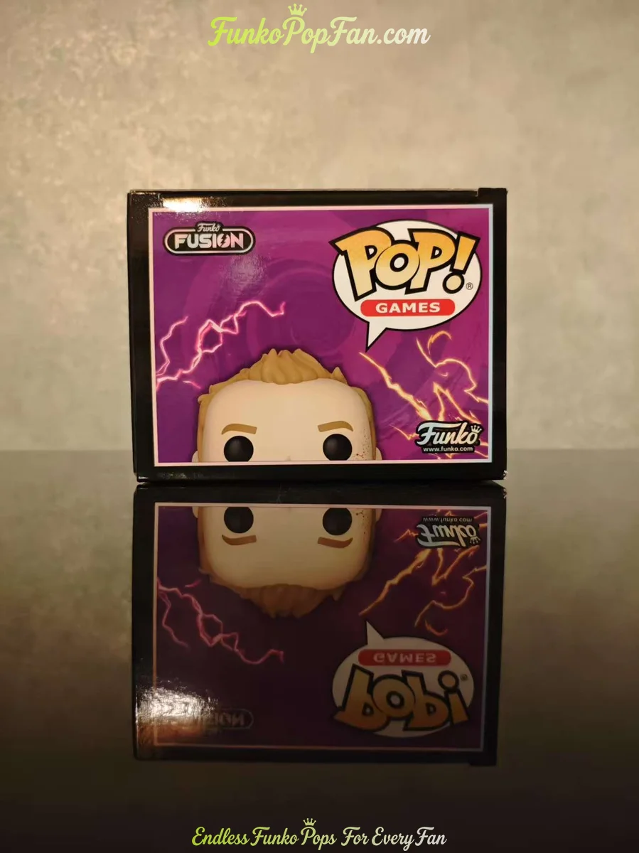 Funko Pop! Games Fusion #996 Shaun Vinyl Figure Bobblehead Vaulted Collectible With Protector - Funko Pop Figure