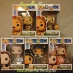 Bundle Funko Pop The Wizard of Oz #1502/#1503/#1504/#1515 (Chase) Dorothy & Toto / Scarecrow / Glinda the Good Witch / Cowardly Lion Vinyl Figure Bobblehead Vaulted Collectible With Protector Funko Pop Figure