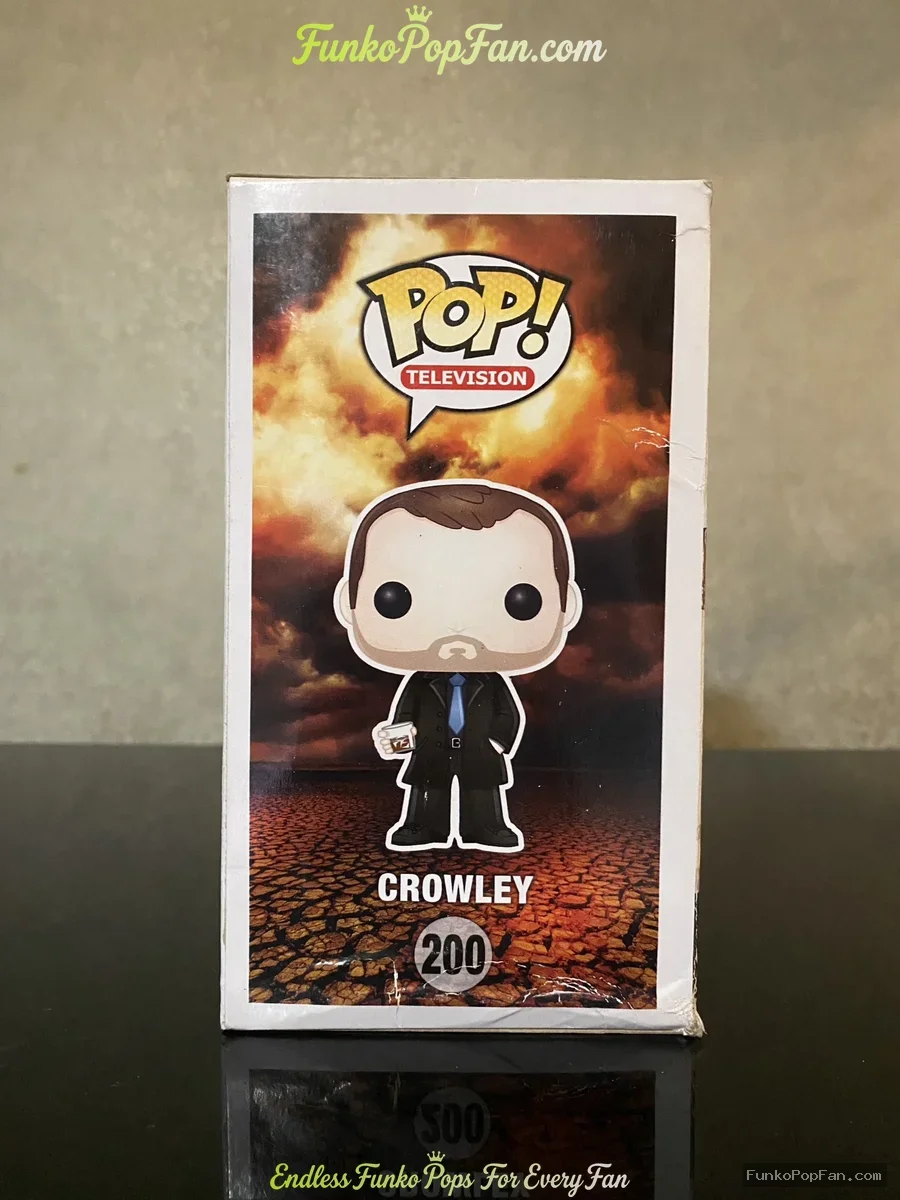 Funko Pop! Television Supernatural #200 Crowley Vinyl Figure Bobblehead Vaulted Collectible With Pro - Funko Pop Figure
