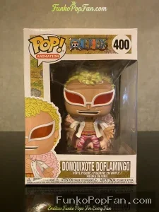 Animation One Piece #400 Donquixote Doflamingo Vinyl Figure Bobblehead Vaulted Collectible With Protector Funko Pop Figure