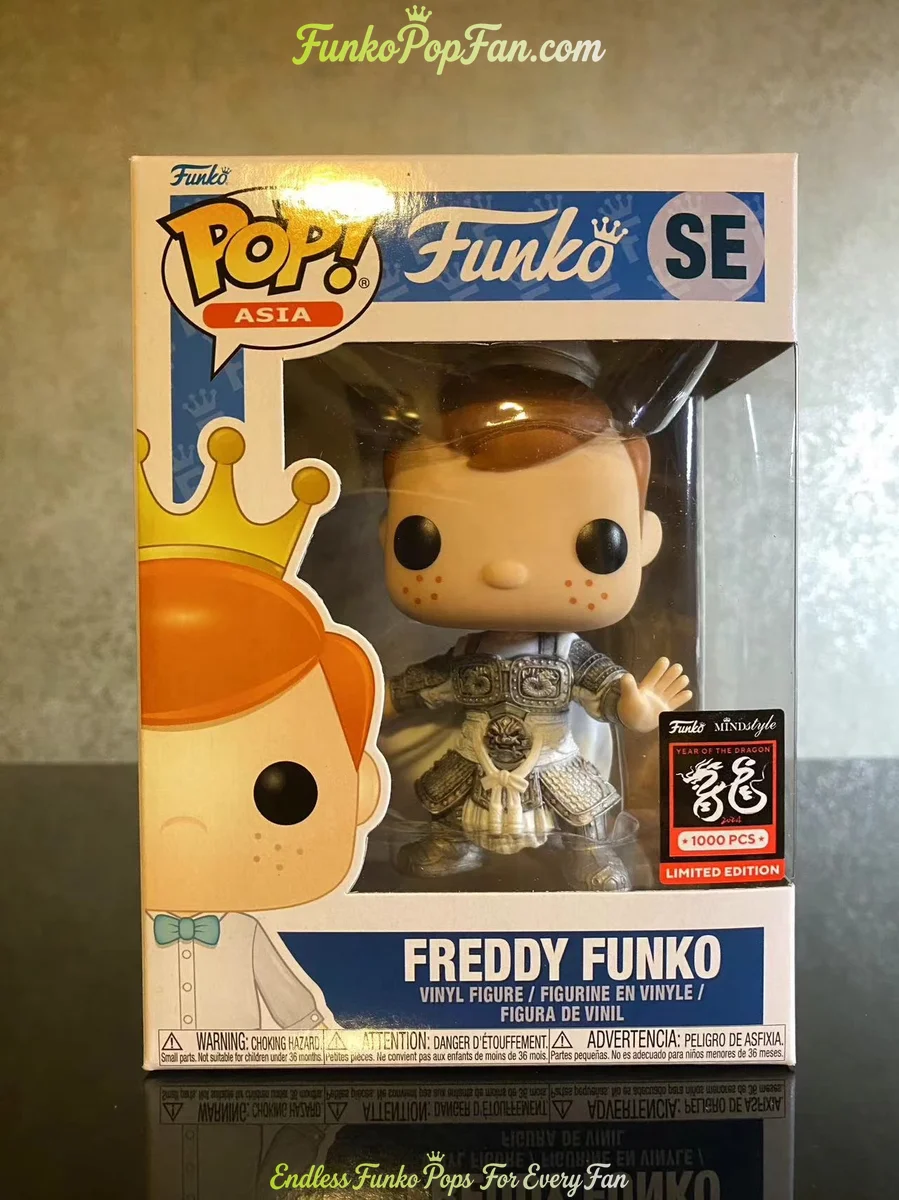 Asia SE #1000 Freddy Funko Vinyl Figure Bobblehead Vaulted Collectible With Protector Funko Pop Figure