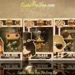 Bundle Funko Pop! Rock Guns N' Roses #50 Axl Rose / Slash #51 / Duff McKagan #52 Vinyl Figure Bobblehead Vaulted Collectible With Protector Funko Pop Figure