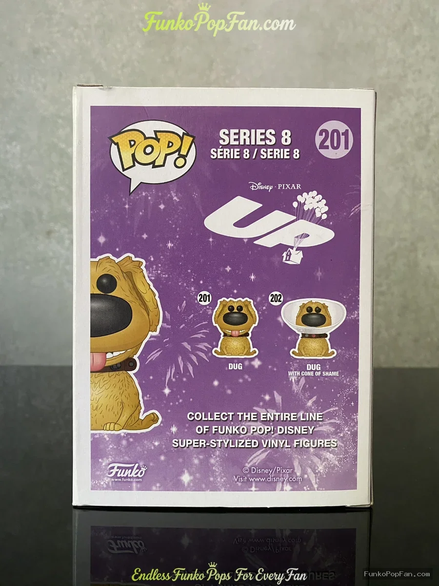 Funko Pop! Disney Pixar #201 Dug Vinyl Figure Bobblehead Vaulted Collectible With Protector - Funko Pop Figure
