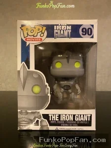 Movies The Iron Giant #90 The Iron Giant Vinyl Figure Bobblehead Vaulted Collectible With Protector Funko Pop Figure