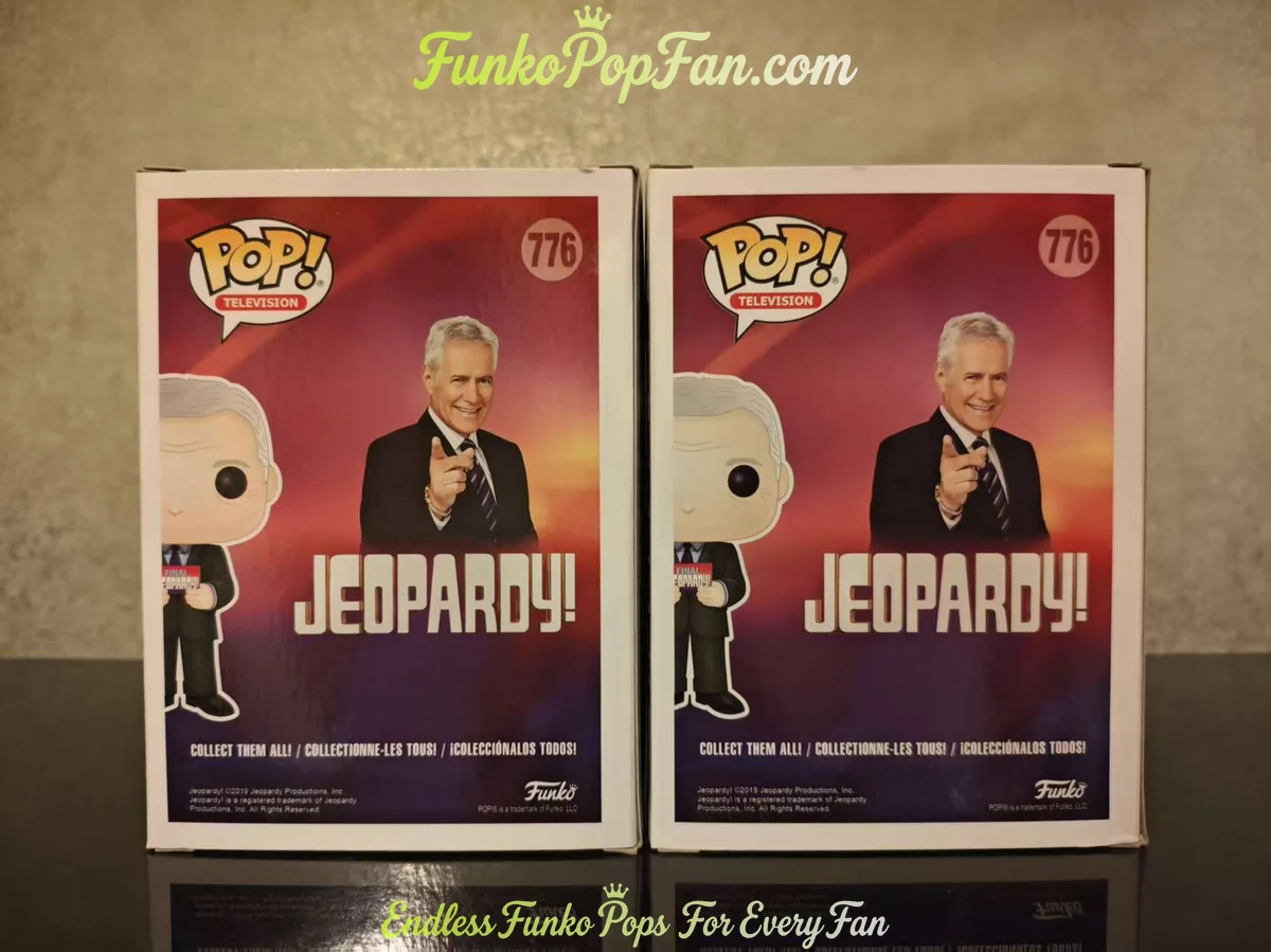 Funko Pop! Television Jeopardy! #776 Alex Trebek (Common + Chase) Vinyl Figure Bobblehead Vaulted Co - Funko Pop Figure