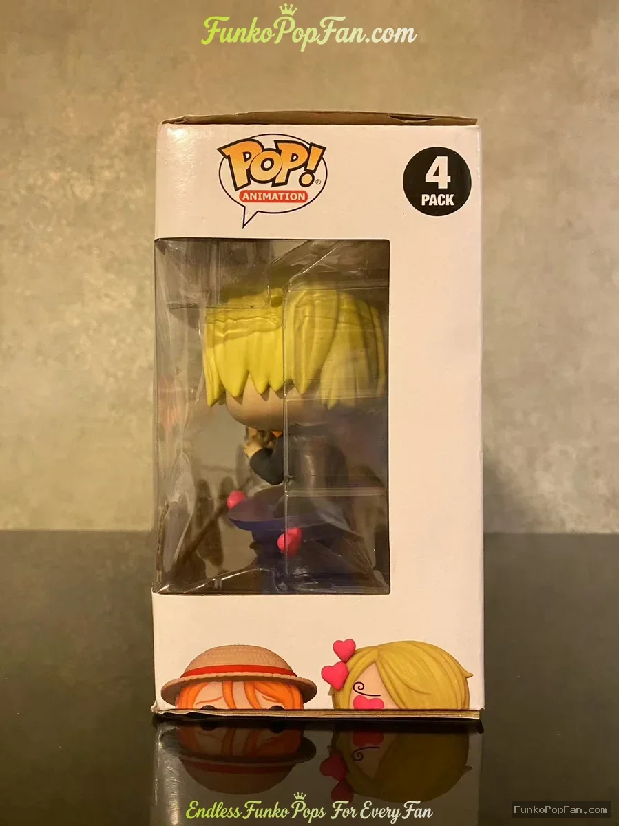 Bundle Funko Pop! Animation One Piece #4 Luffy / Zoro / Nami / Sanji Vinyl Figure Bobblehead Vaulted - Funko Pop Figure