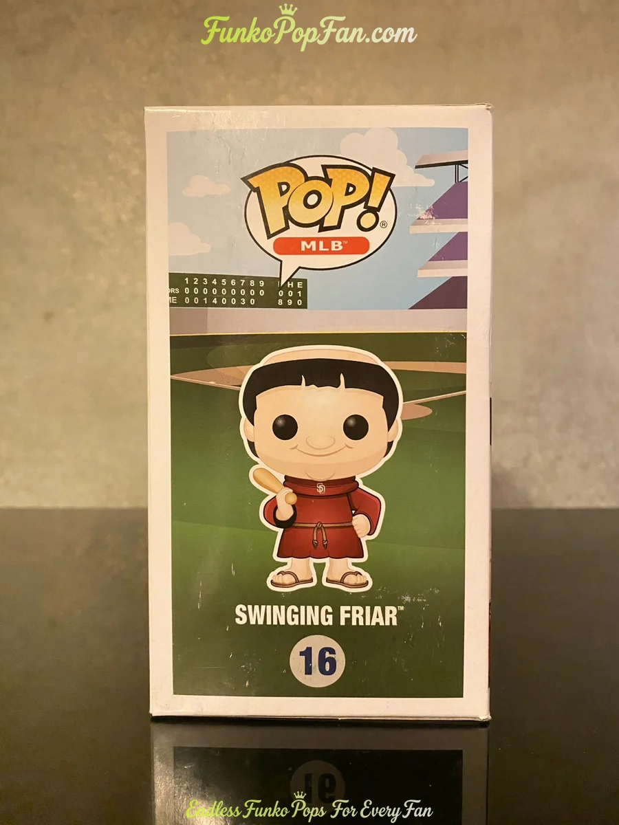 Funko Pop! MLB Mascots #16 Swinging Friar Vinyl Figure Bobblehead Vaulted Collectible With Protector - Funko Pop Figure