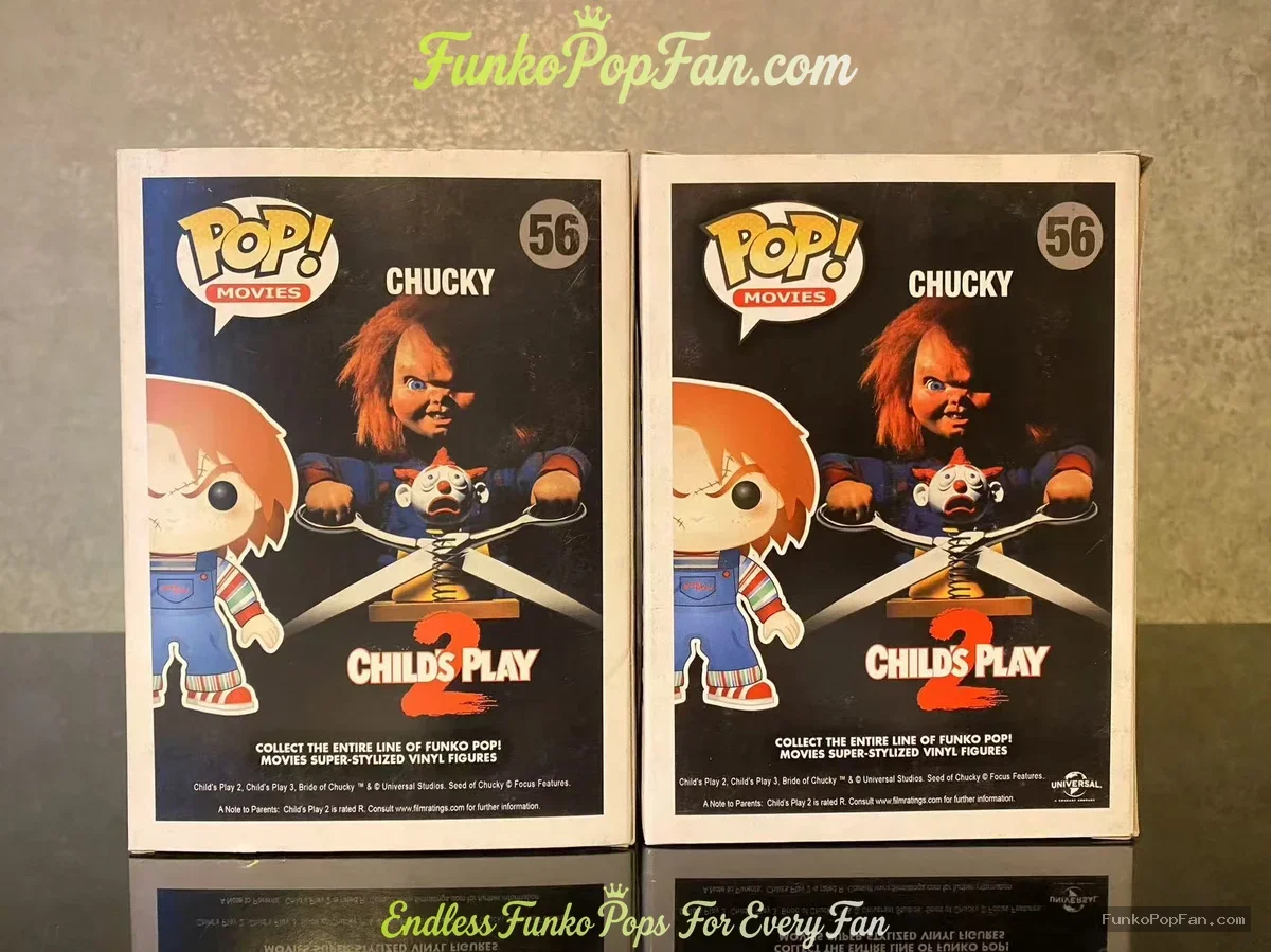 Funko Pop! Movies Child's Play #56 Chucky Chase + regular Vinyl Figure Bobblehead Vaulted Collectibl - Funko Pop Figure