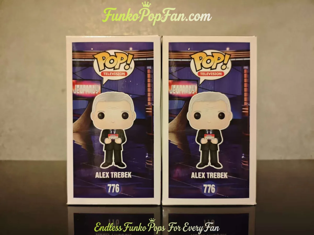 Funko Pop! Television Jeopardy! #776 Alex Trebek (Common + Chase) Vinyl Figure Bobblehead Vaulted Co - Funko Pop Figure