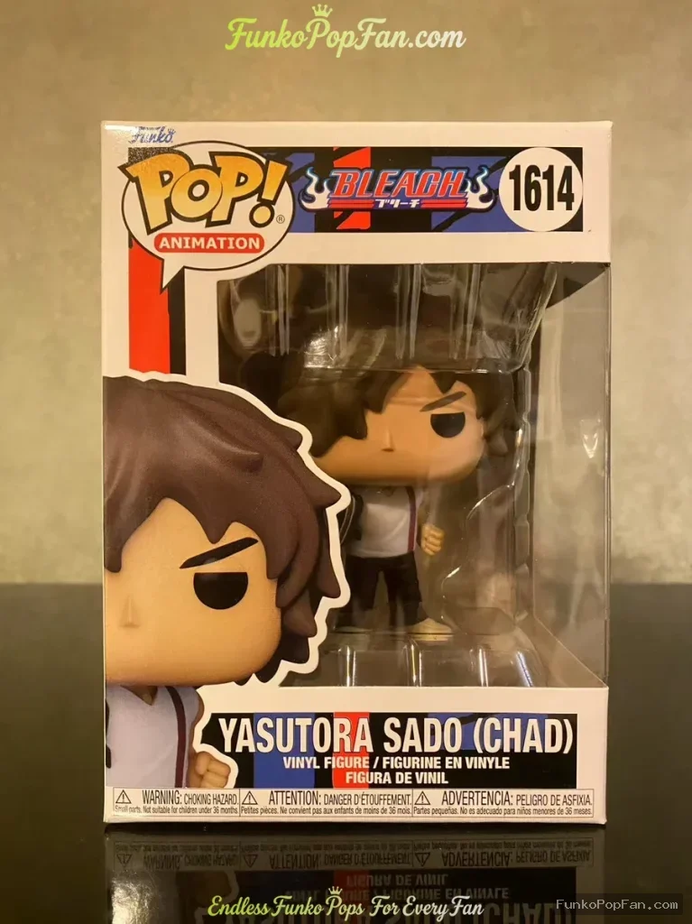 Animation Bleach #1614 Yasutora Sado (Chad) Vinyl Figure Bobblehead Vaulted Collectible With Protector Funko Pop Figure