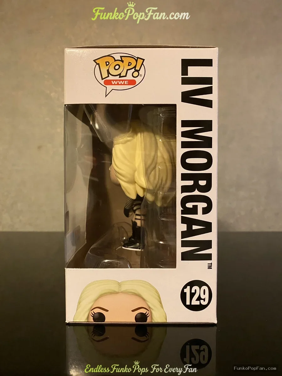 Funko Pop! WWE Superstars #129 Liv Morgan (Fun Run, Walmart Exclusive) Vinyl Figure Bobblehead Vault - Funko Pop Figure