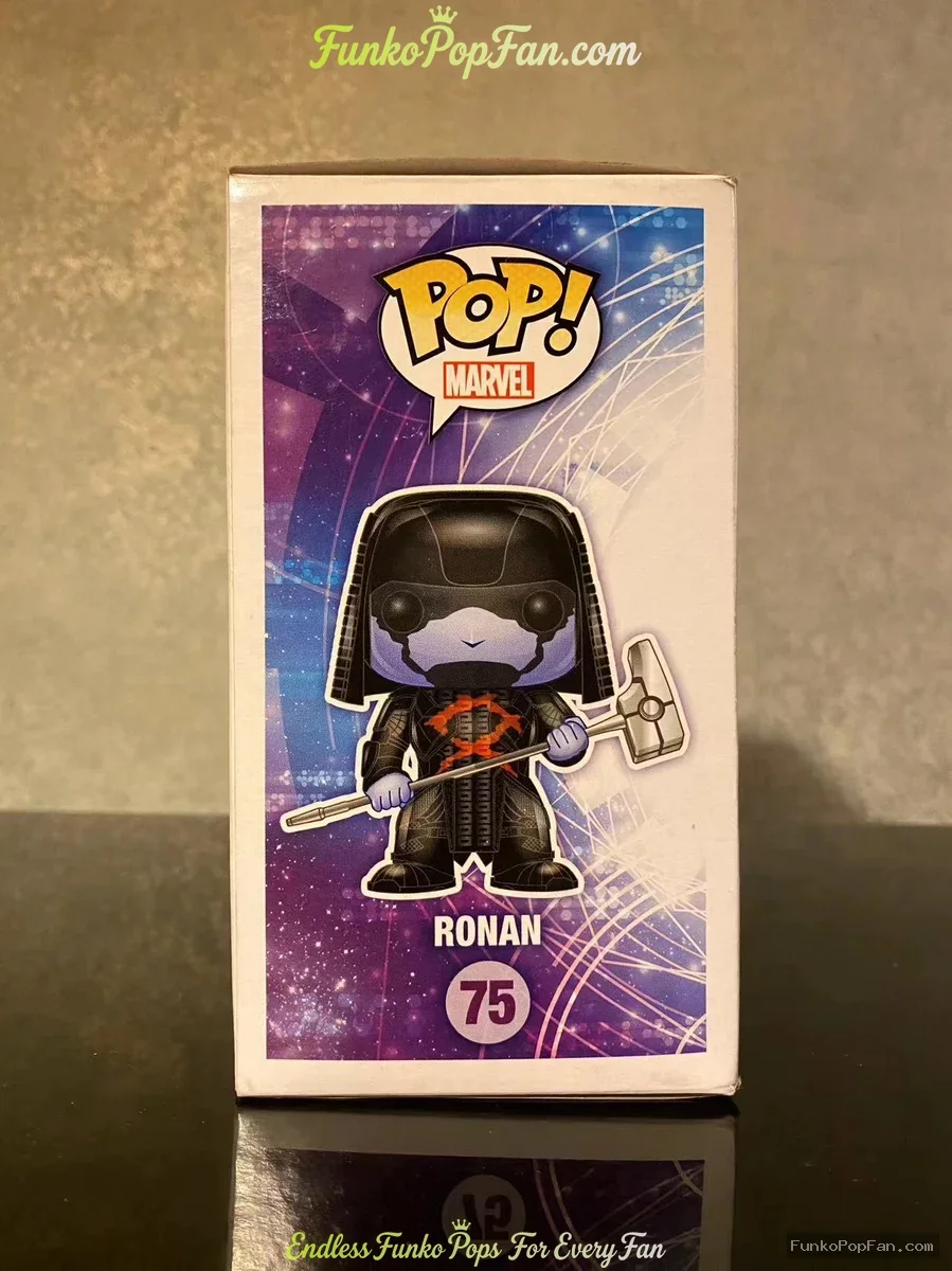 Funko Pop! Marvel Guardians of the Galaxy #75 Ronan Vinyl Figure Bobblehead Vaulted Collectible With - Funko Pop Figure