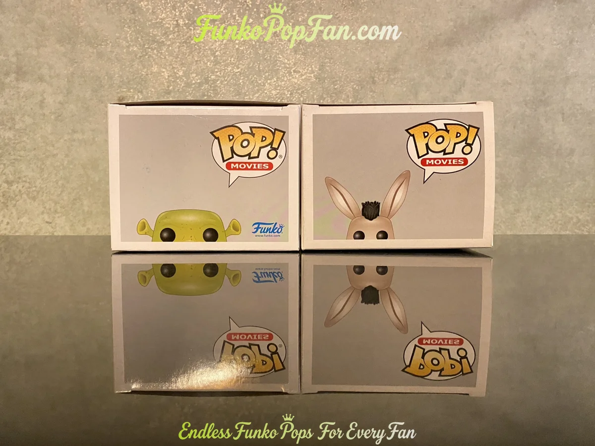 Bundle Funko Pop! Movies Shrek #278 Shrek / Donkey #279 Vinyl Figure Bobblehead Vaulted Collectible  - Funko Pop Figure