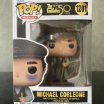 Movies The Godfather 50 Years #1201 Michael Corleone Vinyl Figure Bobblehead Vaulted Collectible With Protector Funko Pop Figure