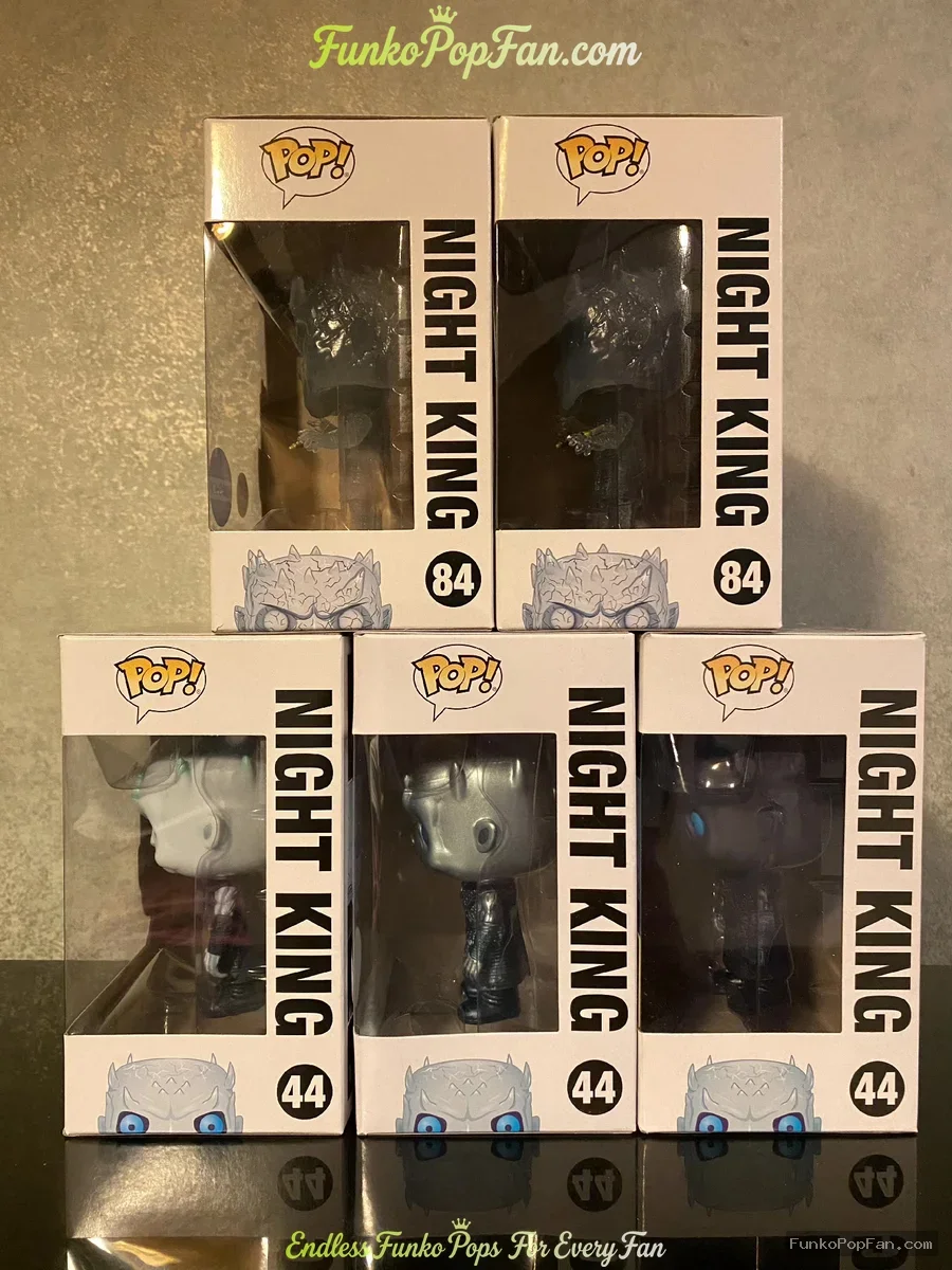 Bundle Funko Pop! Game of Thrones Night King #44 Night King Glow in the dark + 2017 sumer SDCC Exclu - Funko Pop Figure