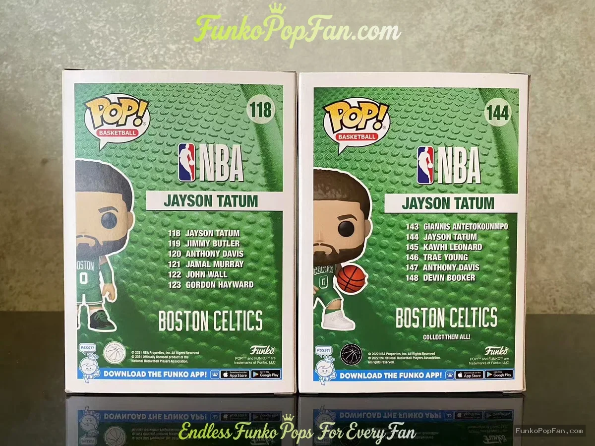 Bundle Funko Pop! Basketball #118 Jayson Tatum Vinyl Figure Bobblehead Vaulted Collectible With Prot - Funko Pop Figure