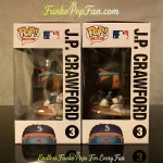 Funko Pop MLB #3 J.P. Crawford 1000 LE + regular (SGA T-Mobile Park Exclusive) Vinyl Figure Bobblehe - Funko Pop Figure