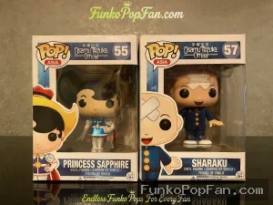 Asia Osamu Tezuka #55 Princess Sapphire / #57 Sharaku Vinyl Figure Bobblehead Vaulted Collectible With Protector Funko Pop Figure