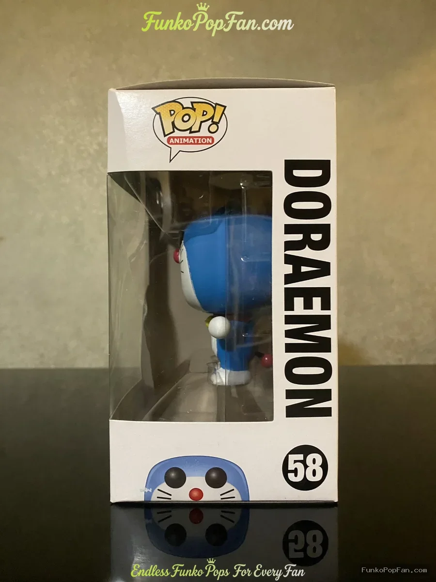 Funko Pop Animation Doraemon #58 Doraemon Vinyl Figure Bobblehead Vaulted Collectible With Protector - Funko Pop Figure
