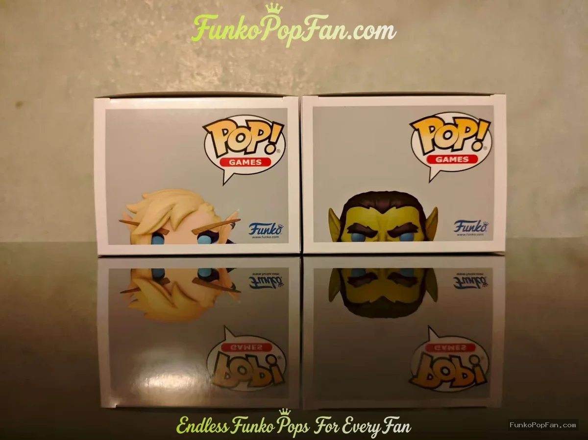 Funko Pop! Games World of Warcraft #1045 Alleria Windrunner / Thrall #1046 Vinyl Figure Bobblehead V - Funko Pop Figure