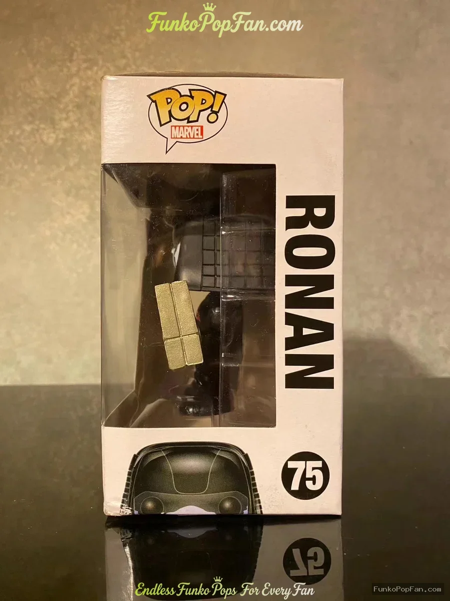 Funko Pop! Marvel Guardians of the Galaxy #75 Ronan Vinyl Figure Bobblehead Vaulted Collectible With - Funko Pop Figure