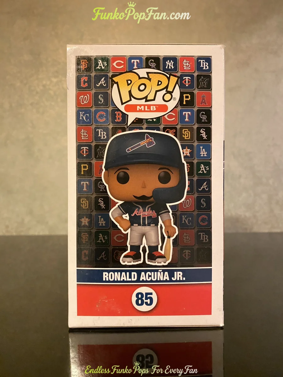 Funko Pop! MLB Series 6 #85 Ronald Acuna Jr. (Atlanta Braves Alt Jersey) Vinyl Figure Bobblehead Vau - Funko Pop Figure