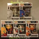 Bundle Funko Pop Warhammer 40000 #499 Primaris Intercessor / Ultramarines Intercessor / #500 Blood Angels Assault Marine / #501 Dark Angels Veteran / #502 Space Wolves Pack Leader Vinyl Figure Bobblehead Vaulted Collectible With Protector Funko Pop Figure