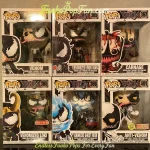 Bundle Funko Pop Marvel Venom #365 Venom / Carnage #367 / Anti-Venom #401 / Venomized Loki #368 / Venomized Ghost Rider #369 Vinyl Figure Bobblehead Vaulted Collectible With Protector Funko Pop Figure