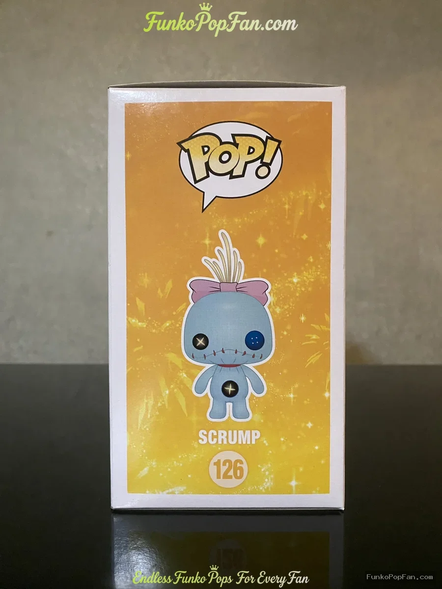 Funko Pop! Disney Lilo & Stitch #126 Scrump Vinyl Figure Bobblehead Vaulted Collectible With Protect - Funko Pop Figure