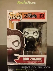 Funko Pop! Rocks #337 Rob Zombie Vinyl Figure Bobblehead Vaulted Collectible With Protector - Funko Pop Figure
