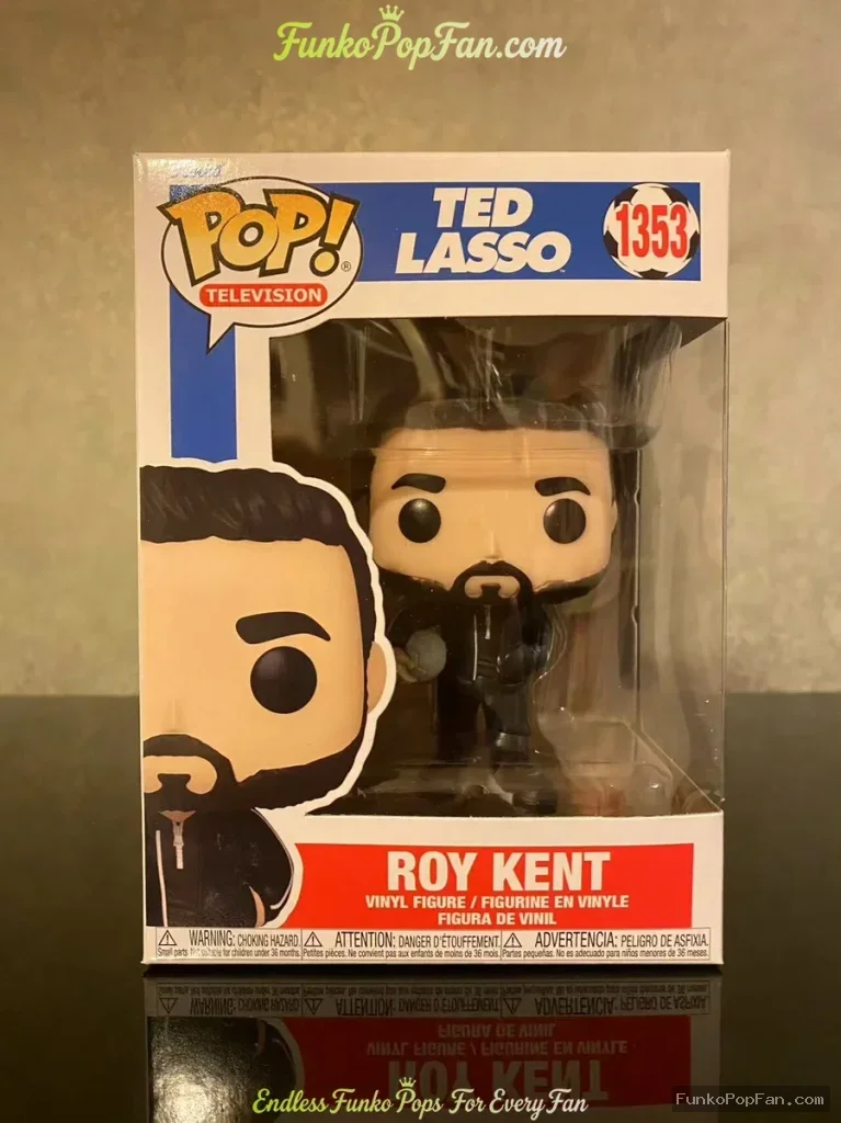 Funko Pop! Television Ted Lasso Roy Kent #1353 Vinyl Figure Bobblehead Vaulted Collectible With Prot - Funko Pop Figure