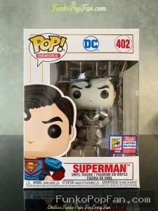 Funko Pop! DC Heroes Superman #402 (Convention Exclusive) Vinyl Figure Bobblehead Vaulted Collectibl - Funko Pop Figure