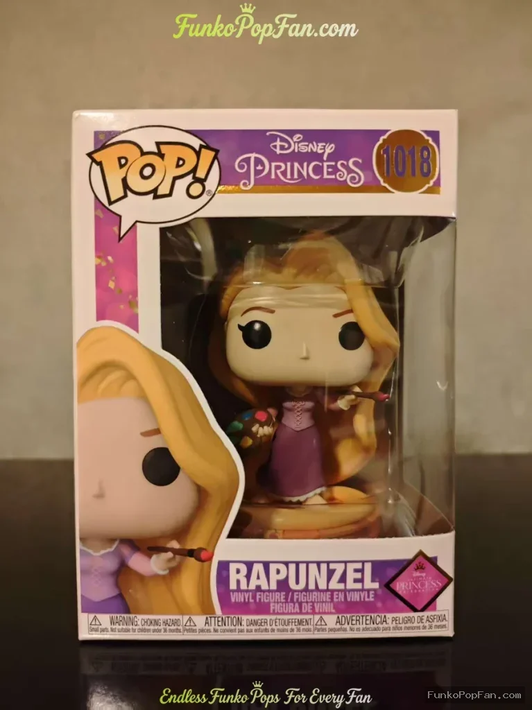 Funko Pop! Disney Princess #1018 Rapunzel Vinyl Figure Bobblehead Vaulted Collectible With Protector - Funko Pop Figure