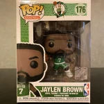 Funko Pop Boston Celtics Jaylen Brown #176 White Jersey Funko.com Exclusive Vinyl Figure Bobblehead  - Funko Pop Figure
