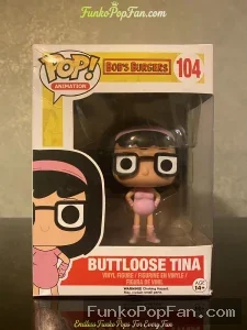 Funko Pop Animation Bob's Burgers #104 Buttloose Tina Vinyl Figure Bobblehead Vaulted Collectible Wi - Funko Pop Figure