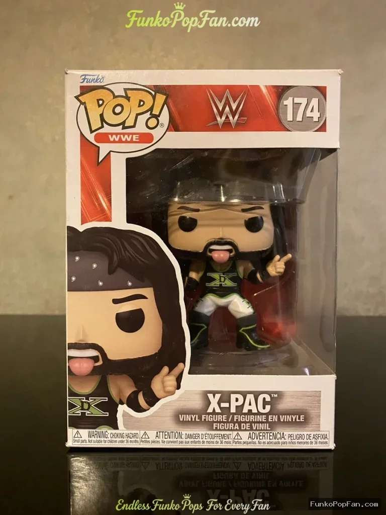 Funko Pop! WWE X-Pac #174 (Variant) Vinyl Figure Bobblehead Vaulted Collectible With Protector - Funko Pop Figure
