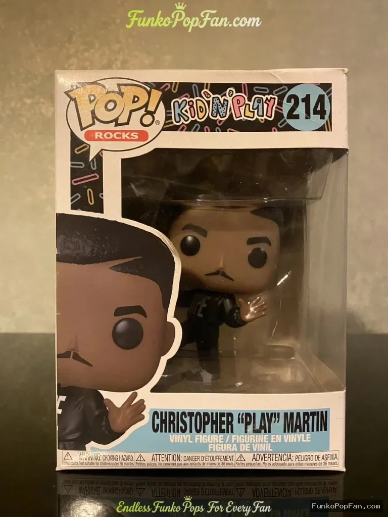 Funko Pop! Rocks Kid 'N Play Christopher "Play" Martin #214 Vinyl Figure Bobblehead Vaulted Collecti - Funko Pop Figure