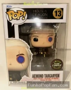 Funko Pop House of the Dragon #13 Aemond Targaryen (Glow Chase) Vinyl Figure Bobblehead Vaulted Coll - Funko Pop Figure