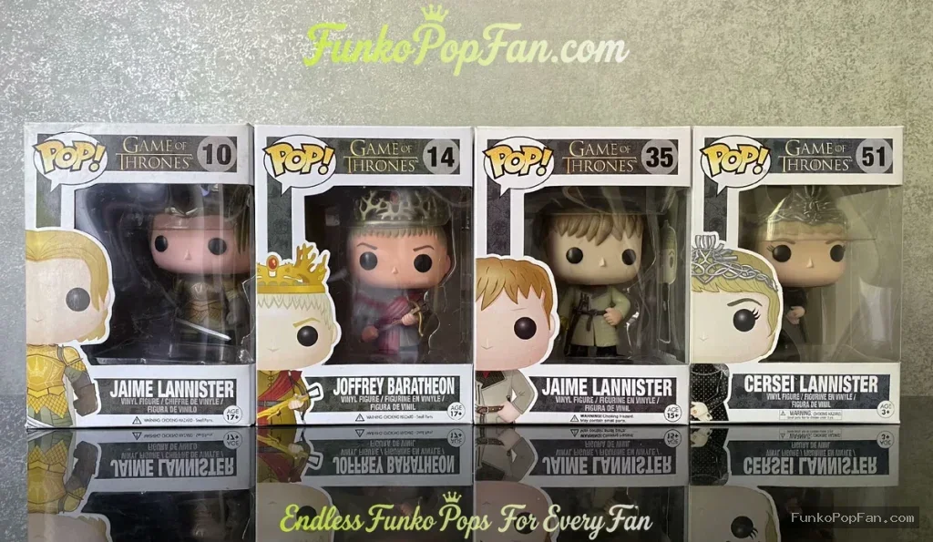 Bundle Funko Pop! Game of Thrones Jaime Lannister #10 / Joffrey Baratheon #14 / Jaime Lannister #35  - Funko Pop Figure