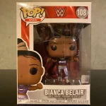 Funko Pop! WWE Bianca Belair #108 (Red Outfit) Vinyl Figure Bobblehead Vaulted Collectible With Prot - Funko Pop Figure