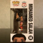 Funko Pop Football Liverpool #08 Mohamed Salah Vinyl Figure Bobblehead Vaulted Collectible With Prot - Funko Pop Figure