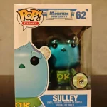 Funko Pop! Disney Monsters University Sulley #62 (SDCC 2013 Metallic) Vinyl Figure Bobblehead Vaulte - Funko Pop Figure
