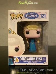 Funko Pop! Disney Frozen #121 Elsa (Coronation, Hot Topic Exclusive) Vinyl Figure Bobblehead Vaulted - Funko Pop Figure