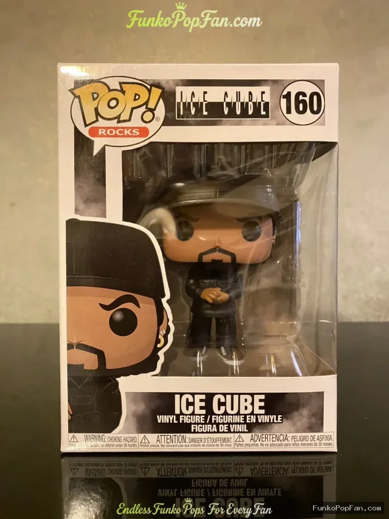 Funko Pop! Rocks #160 Ice Cube Vinyl Figure Bobblehead Vaulted Collectible With Protector - Funko Pop Figure