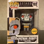 Funko Pop! #193 Batman The Animated Series Batman (Robot) Chase Vinyl Figure Bobblehead Vaulted Coll - Funko Pop Figure